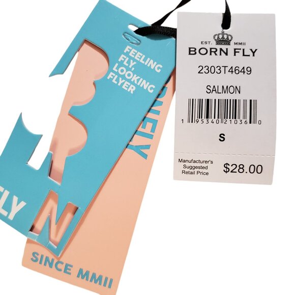 NWT Men's Born Fly T-Shirt and Jogger Pants Combo Salmon Color Size S - Picture 7 of 7